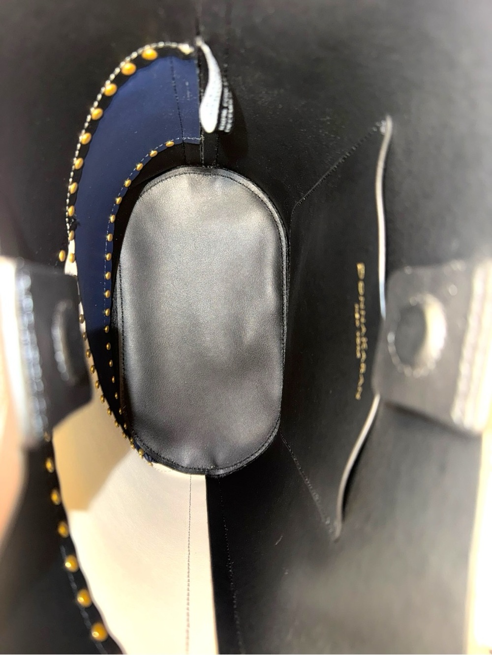 NWT ✨ Donna Karan Adan Studded Bucket Bag 🖤🤍💙 - Picture 11 of 12